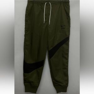 Nike Sportswear Swoosh Jogger Pants Dark Green Men Size XL
